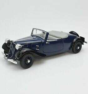 yzzr[@͌^ԁ@ԁ@[VOJ[ VgGgVJuI×solido citroen traction type 11 b cabriolet oldtimer annee de construction 1938 in bleu, 118, x808