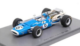 【送料無料】ホビー　模型車　車　レーシングカー スパークモデルフランスグランプリspark model s5383 matra ms11 jpbeltoise 1968 n6 9th french gp 143