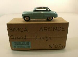 yzzr[@͌^ԁ@ԁ@[VOJ[ ~j`ANuOhWLbg}Egminiature auto club charbonnieres simca aronde grand large kit resine monte 143