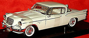 【送料無料】ホビー 模型車 車 レーシングカー ホークeホワイトstudebaker dore hawk hardtopcoupe 195758 blanc 118 anson