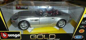 �y���������z�z�r�[�@�͌^�ԁ@�ԁ@���[�V���O�J�[ �V���o�[�{�b�N�X�I��car 118 bburago 1812032 bmw z8 2000 met silver box