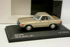 �y���������z�z�r�[�@�͌^�ԁ@�ԁ@���[�V���O�J�[ �{�b�N�X�����Z�f�X���^���x�[�W��white box 143 mercedes 350 sl r107 1971 beige metal