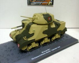 【送料無料】ホビー　模型車　車　レーシングカー タンクヴェルタンクtanque tank m3 grant mk i 7th armoured div alamein september 1942 143 altaya