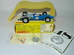 yzzr[@͌^ԁ@ԁ@[VOJ[ tXfZbg{bNXIfrench dinky 1417 matra f1, pres de parfait ensemble complet du nouveau modele bonne boite