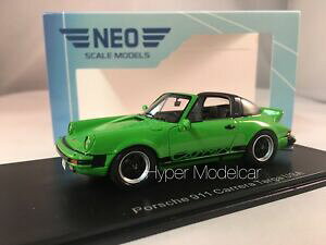 yzzr[@͌^ԁ@ԁ@[VOJ[ lIXP[f|VF^KAJO[A[gneo scale model 143 porsche 911 targa usa 1985 green art 43248