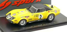 【送料無料】ホビー　模型車　車　レーシングカー コルベット＃ルマンスケール1970 corvette 2 a le mans en 143 echelle par spark