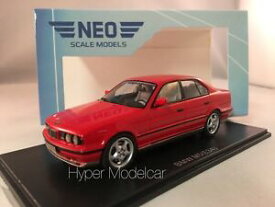 【送料無料】ホビー　模型車　車　レーシングカー ネオスケールモデルシリーズレッドネオneo scale model 143 bmw 5series m5 e34 1991 red art neo43314