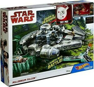 yzzr[@͌^ԁ@ԁ@[VOJ[ X^[EH[Y~jAt@Rhotwheels star wars millennium falcon playset