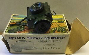 yzzr[@͌^ԁ@ԁ@[VOJ[ IWi{bNXfbritains ammunition limber 1726 original very good model in worn box
