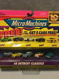 【送料無料】ホビー　模型車　車　レーシングカー マイクロマシン＃デトロイトボックスmicro machines, galoob, 8 detroit classics, bon etat, entierement neuf dans sa boite, envoi gratuit