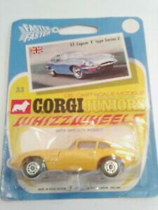 yzzr[@͌^ԁ@ԁ@[VOJ[ R[M[^CvJ[hcorgi juniors whizzwheels 33 e type comme neuf on card