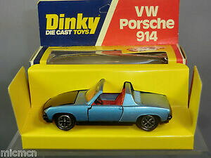 yzzr[@͌^ԁ@ԁ@[VOJ[ {bNXf|VFdinky toys model 208 porsche 914 en parfait etat, dans sa boite