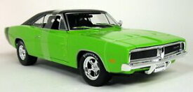 【送料無料】ホビー　模型車　車　レーシングカー スケールライムダイカストモデルmaisto 118 scale 1969 dodge charger rt vert citron diecast voiture modele