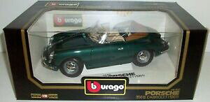 yzzr[@͌^ԁ@ԁ@[VOJ[ ^|VFJuI_[NO[burago 118 cod 3051 porsche 356b cabriolet 1961 dark green