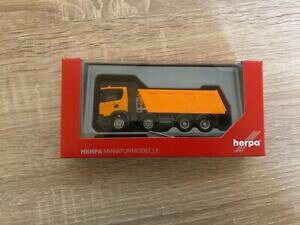 yzzr[@͌^ԁ@ԁ@[VOJ[ XJjAherpa 309943 187 scania cg 17 8x4 baukipper kommunalorange neuf