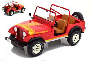 yzzr[@͌^ԁ@ԁ@[VOJ[ ~j`AXP[W[veminiature voiture echelle 118 modelcargroup jeep cj7 renegat modelisme diecas