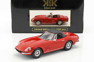 �y���������z�z�r�[�@�͌^�ԁ@�ԁ@���[�V���O�J�[ ferrari 275 gtb4 nart spyder avec jantes annee 1967 rouge 118 kkscale