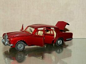 【送料無料】ホビー　模型車　車　レーシングカー ロールスロイスシルバーシャドウdinky toys rolls royce silver ombre 1 original rouge