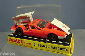 【送料無料】ホビー　模型車　車　レーシングカー モデルドdinky toys model 187 de tomaso mangusta 5000 mib