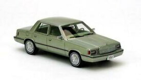 【送料無料】ホビー　模型車　車　レーシングカー ネオダッジメタリックneo 44895 dodge aries k car vert metallise 1983 143