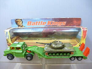 �y���������z�z�r�[�@�͌^�ԁ@�ԁ@���[�V���O�J�[ �}�b�`���f���^���N�{�b�N�Xmatchbox battle kings modele k106 tank transporter vn en parfait etat, dans sa boite
