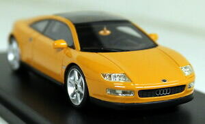 yzzr[@͌^ԁ@ԁ@[VOJ[ {XXP[AEfBNgXpC_[IWfbos 143 scale audi quattro spyder 1991 orange resin model car
