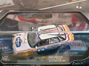 �y���������z�z�r�[�@�͌^�ԁ@�ԁ@���[�V���O�J�[ �X�o�����K�V�B�R�����}�N���[�}�������[�l�b�g���[�N���X�}���Y143 subaru legacy rs colin mcrae winner manx rally 1991 par ixo rothmans