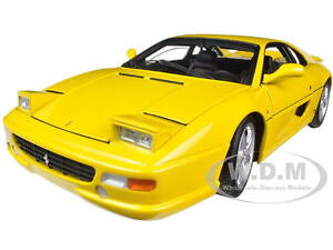 �y���������z�z�r�[�@�͌^�ԁ@�ԁ@���[�V���O�J�[ �t�F���[���G���[�g�G�f�B�V�������f��ferrari f355 berlinetta yellow elite edition 118 model car by hotwheels x5479