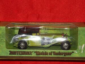 �y���������z�z�r�[�@�͌^�ԁ@�ԁ@���[�V���O�J�[ �����Z�f�X�J�b�v�}�b�`���f��matchbox models of yesteryear y16 1928 mercedes ss coupe vertcret