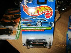 �y���������z�z�r�[�@�͌^�ԁ@�ԁ@���[�V���O�J�[ �g���W���[�n���g�W���K�[�^�C�vhotwheels rare 1999 treasure hunt jaguar dtype