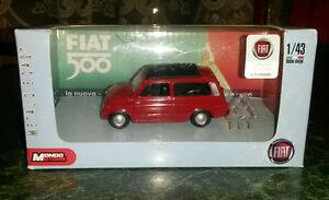 �y���������z�z�r�[�@�͌^�ԁ@�ԁ@���[�V���O�J�[ �X�P�[���t�B�A�b�gfiat 500 estate en rouge 1 43e echelle