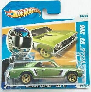 �y���������z�z�r�[�@�͌^�ԁ@�ԁ@���[�V���O�J�[ �z�b�g�z�C�[���~�j�`���Ahot wheels chevelle ss 396 vehicule miniature jouet voiture v5558