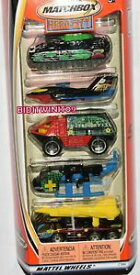 【送料無料】ホビー　模型車　車　レーシングカー マッチパッケージmatchbox 5 voiture paquet hero city noir avec