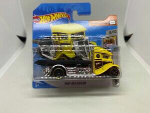 �y���������z�z�r�[�@�͌^�ԁ@�ԁ@���[�V���O�J�[ �z�[�����g��hotwheels 164 fastbed hauler th 2019 hw metro 810