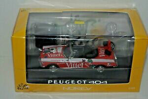 �y���������z�z�r�[�@�͌^�ԁ@�ԁ@���[�V���O�J�[ �v�W���[�J�u���I���`�[���T�|�[�g�t�����Xnorev 143 peugeot 404 cabriolet vittel team support tour de france tdf