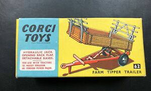yzzr[@͌^ԁ@ԁ@[VOJ[ R[M[t@[g[[corgi 62 farm tipper trailer boxed