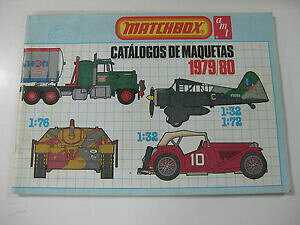 yzzr[@͌^ԁ@ԁ@[VOJ[ re[W}b`nvintage catalogo matchbox 197980catalogo de maquetasidioma espanol