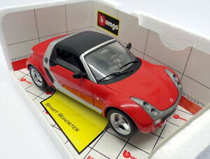 yzzr[@͌^ԁ@ԁ@[VOJ[ XP[ZfXxcX}[g[hX^[burago 118 scale 34099 mercedes benz smart roadster red
