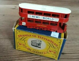 【送料無料】ホビー　模型車　車　レーシングカー マッチロンドントラムタイプクラスボックスオンmatchbox yesteryear y3 a3 1907 london e classe de tramway w type a box