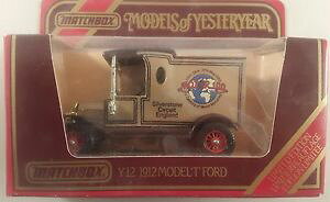 【送料無料】ホビー 模型車 車 レーシングカー ボックスモデルフォードエンジンマッチボックスモデルmatchbox models of yesteryear en boite y12 1912 modele t ford 1912 moteur 100