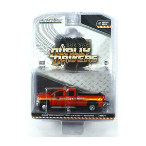 �y���������z�z�r�[�@�͌^�ԁ@�ԁ@���[�V���O�J�[ �V�{���[�V���o���[�hgreenlight 46020a chevrolet silverado 3500hd fdny dually pilotes 164