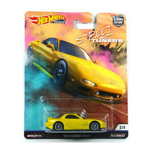 yzzr[@͌^ԁ@ԁ@[VOJ[ zbgzC[}c_sN}XP[fhot wheels fpy8675 mazda rx7 jaune masstab 164 maquette de voiture neuf