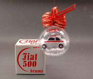 �y���������z�z�r�[�@�͌^�ԁ@�ԁ@���[�V���O�J�[ �t�B�A�b�g���f��fiat 500 in bolla sapone natalizia 2005 143 model br02 brumm