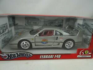 【送料無料】ホビー 模型車 車 レーシングカー ホットホイール#フェラーリマネー§118 hot wheels l2958 ferrari f40 argent rarete §