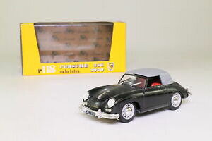 �y���������z�z�r�[�@�͌^�ԁ@�ԁ@���[�V���O�J�[ �|���V�F�J�u���I���\�t�g�g�b�vbrumm r118; 1950 porsche 356 cabriolet; soft top, noir; 143; excellent boxed