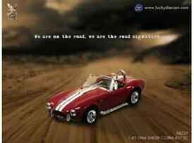 【送料無料】ホビー　模型車　車　レーシングカー シェルビーコブラshelby cobra 1964 427 143