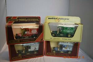 �y���������z�z�r�[�@�͌^�ԁ@�ԁ@���[�V���O�J�[ ���m�[�}�b�`���f��4 x matchbox models of yesteryear, y25 1910 renault type ag