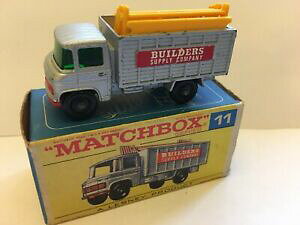 yzzr[@͌^ԁ@ԁ@[VOJ[ }b`ZfXIWimatchbox 11d mercedes echafaudage camionargentnear comme neuf boite dorigine