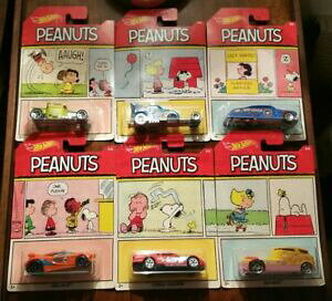�y���������z�z�r�[�@�͌^�ԁ@�ԁ@���[�V���O�J�[ �s�[�i�b�c�J�[�he���f��hotwheels peanuts serielot de 6 modeles sur carte
