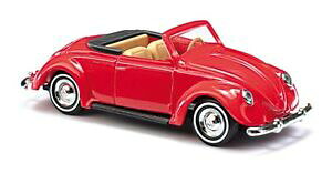 yzzr[@͌^ԁ@ԁ@[VOJ[ ubVXP[uJuIbusch 46723 echelle h0 vw hebmuller cabriolet ouverte, rouge neuf emballage